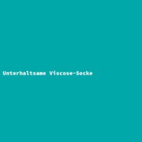 Unterhaltsame Viscose-Socke